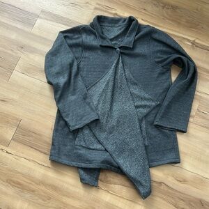 Grey sweater reversible